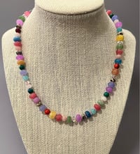 Image 3 of Mixed Gemstone Necklace Y2K inspired