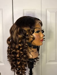 Image 2 of 13x4 Honey brown deep wave