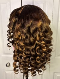 Image 1 of 13x4 Honey brown deep wave