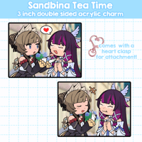 [PRE-ORDER] Sandbina Tea Time acrylic charm