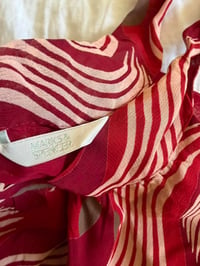 Image 3 of Vintage Y2K red and pink swirl halter neck top