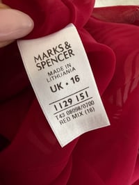Image 4 of Vintage Y2K red and pink swirl halter neck top