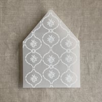 Image 9 of Rosalie floral vellum wraps + envelope liners PACK of 10