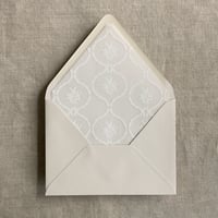 Image 7 of Rosalie floral vellum wraps + envelope liners PACK of 10