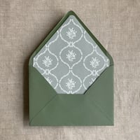 Image 8 of Rosalie floral vellum wraps + envelope liners PACK of 10