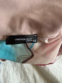 Image 4 of Vintage Y2K floral pink and blue tie back babydoll cami