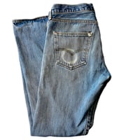 Image 10 of Men's 501 XX button fly jeans, Vintage 2016 ,SZ 32/32 OG straight leg , med. wash, 100% cotton 