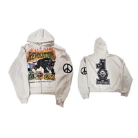 Image 2 of Owp Revolution panther Zip Up Hoodie