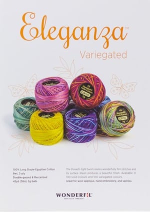 Image of Sample Thread Color Cards for Wonderfil Threads- See all Options