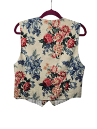 Image 2 of Talbots Flower Vest 