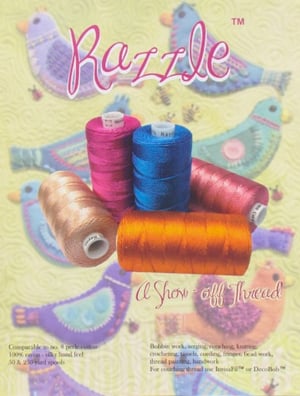 Image of Sample Thread Color Cards for Wonderfil Threads- See all Options