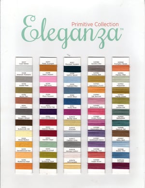 Image of Sample Thread Color Cards for Wonderfil Threads- See all Options