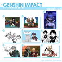 Assorted Genshin Impact 5x7 Prints