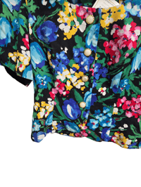 Image 3 of Leslie Fay Floral Print Button-Up