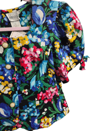 Image 4 of Leslie Fay Floral Print Button-Up