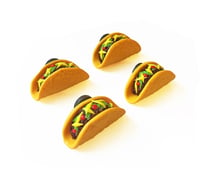 Taco Magnets Set of 4 - Fridge Magnet - Food Magnet - Mexican Food Magnet - Taco Gift