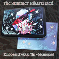 Image 1 of The Summer Hikaru Died Embossed Tin + Memopad