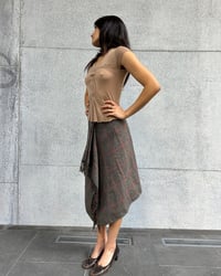Image 1 of WOOL FRINGE SKIRT