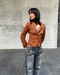 Image 1 of ITALIAN TAN LEATHER JACKET