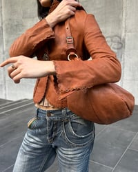 Image 3 of ITALIAN TAN LEATHER JACKET