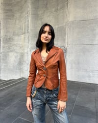 Image 2 of ITALIAN TAN LEATHER JACKET