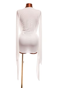 Image 4 of White Drape Dress 