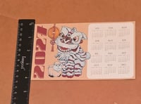 Image 2 of Calendar Magnet Lion Dance Year of the Sheep 2027