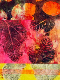 Image 4 of Autumn Leaf  Gelliprinting at Clevedon Craft Centre 24/10/26