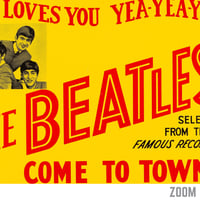 Image 4 of The Beatles “Come to Town” — Vintage Technicolor Promotional Poster
