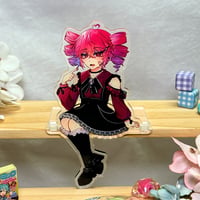 Image 2 of Jirai Kei Miku & Teto Vocaloid Sitting Standees