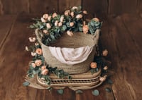 Image 1 of Eucalyptus and delicate roses set
