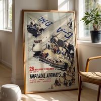 Image 1 of Imperial Airways – Empire Flying Boats – Vintage Aviation Poster