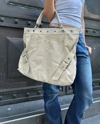 Image 2 of OFF-WHITE EYELET LEATHER BAG
