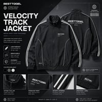Image 1 of BESTTOGEL - Velocity Track Jacket - Timeless