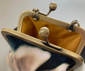 Image of Feather, crossbody velvet bag - fits phone