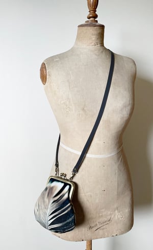 Image of Feather, crossbody velvet bag - fits phone
