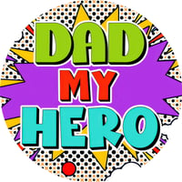 Image 3 of 👨‍👧‍👦 Happy Father’s Day 10-Inch 3D UV Printed Metal & Wood Door Sign Collection