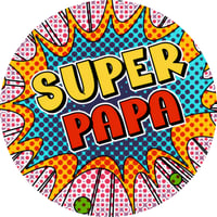Image 5 of 👨‍👧‍👦 Happy Father’s Day 10-Inch 3D UV Printed Metal & Wood Door Sign Collection