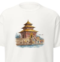 Image 2 of Temple Printed Tshirt Black/White 