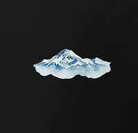 Image 2 of Mountain Pocket Print Tshirt Black/White
