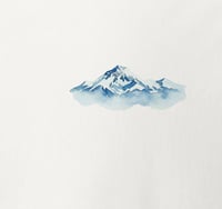 Image 4 of Mountain Pocket Print Tshirt Black/White