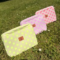 Image 1 of Sac Osiris Neon Pois (jaune, violet, rose)