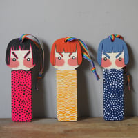 Image 2 of wood girl decoration set - grumpies