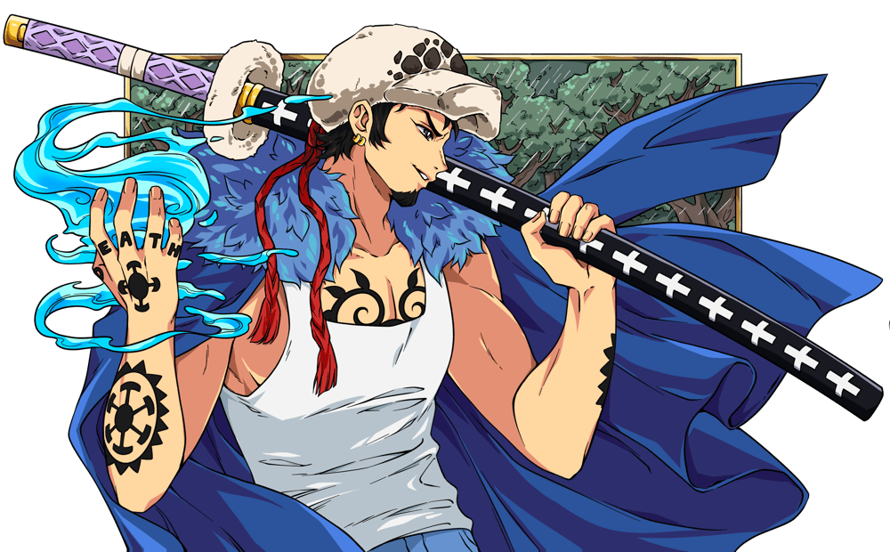 Image of 90s Wano Style Trafalgar Law v2 - Preorder