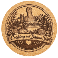 Image 1 of Cooking With Danna 4" Cork Coaster Set