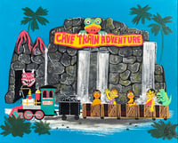 Cave Train Adventure - 8x10