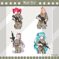 Image 1 of U.S ARMY x Waifus V.2 / Stickers 