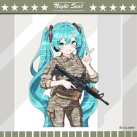 Image 5 of U.S ARMY x Waifus V.2 / Stickers 