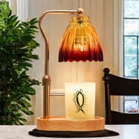 Image 1 of GOLD/OMBRE Adjustable Candle Lamp