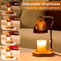 Image 4 of GOLD/OMBRE Adjustable Candle Lamp
